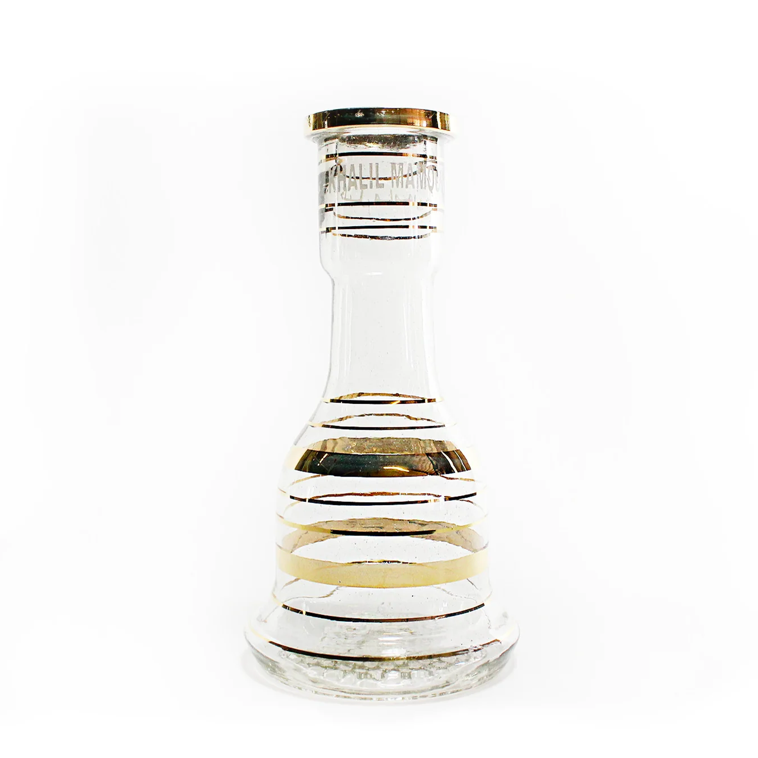 Khalil Mamoon vetro base narghilè oro Khalil Mamoon vetro base narghilè oro